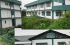 Current Nangbah Public Health Centre, Side views of Nangbah new P.H.C. building which was completed since last year but not yet inaugurated and Rugged road leading to Nangbah  PHC with reference to the Inspection conducted on 12th August 2008.